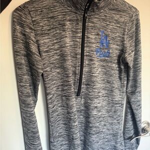 Victoria's Secret PINK LA Dodgers 1/4 Zip Long Sleeve